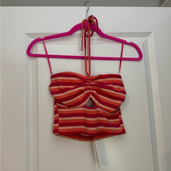 NWT L*Space Paloma Striped Crop Top in Size Small - Picture 6 of 9